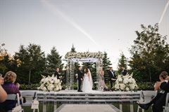 Acrylic Chuppah - All White Colors