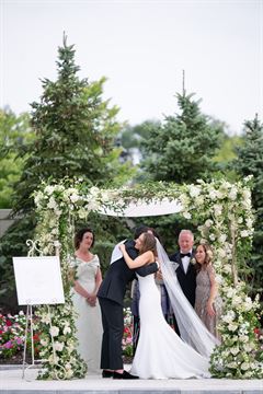 White Birch Chuppah