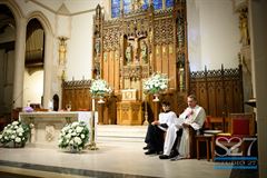 Altar Basket  - All White Flowers 