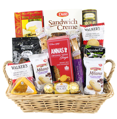 Crackers & Spreads Basket