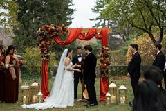 Fall Wedding Arch - Fall Colors
