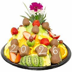 New Year 2026 Fruit Platter w/ Chocolate