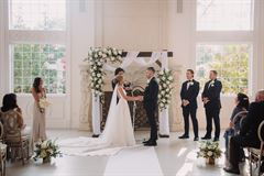 Wooden Wedding Arch - White Colors