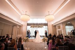 Acrylic Chuppah - Cascading Orchids
