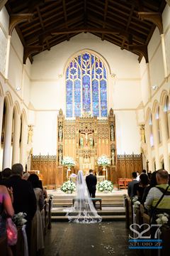 Altar Basket  - All White Flowers 