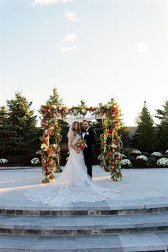 Fall Colors Birch Chuppah