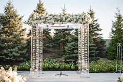 Acrylic Chuppah - All White Colors