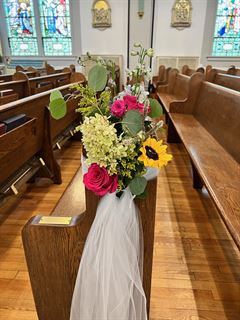 Pew Bows - Wild Flowers