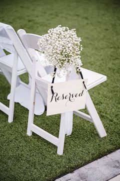 Pew Bows - All Baby's Breath