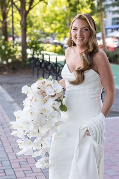 Phalaenopsis Orchid Cascading Bridal Bouquet