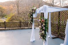 Chuppah - Dusty Lavender & White 