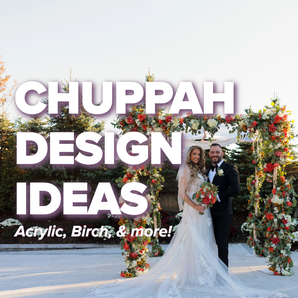Chuppah Flowers Inspiration: Acrylic, Birch & Traditional